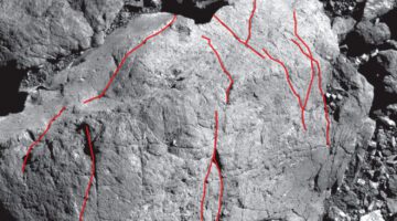 O calor do Sol fratura rochas no asteroide Bennu