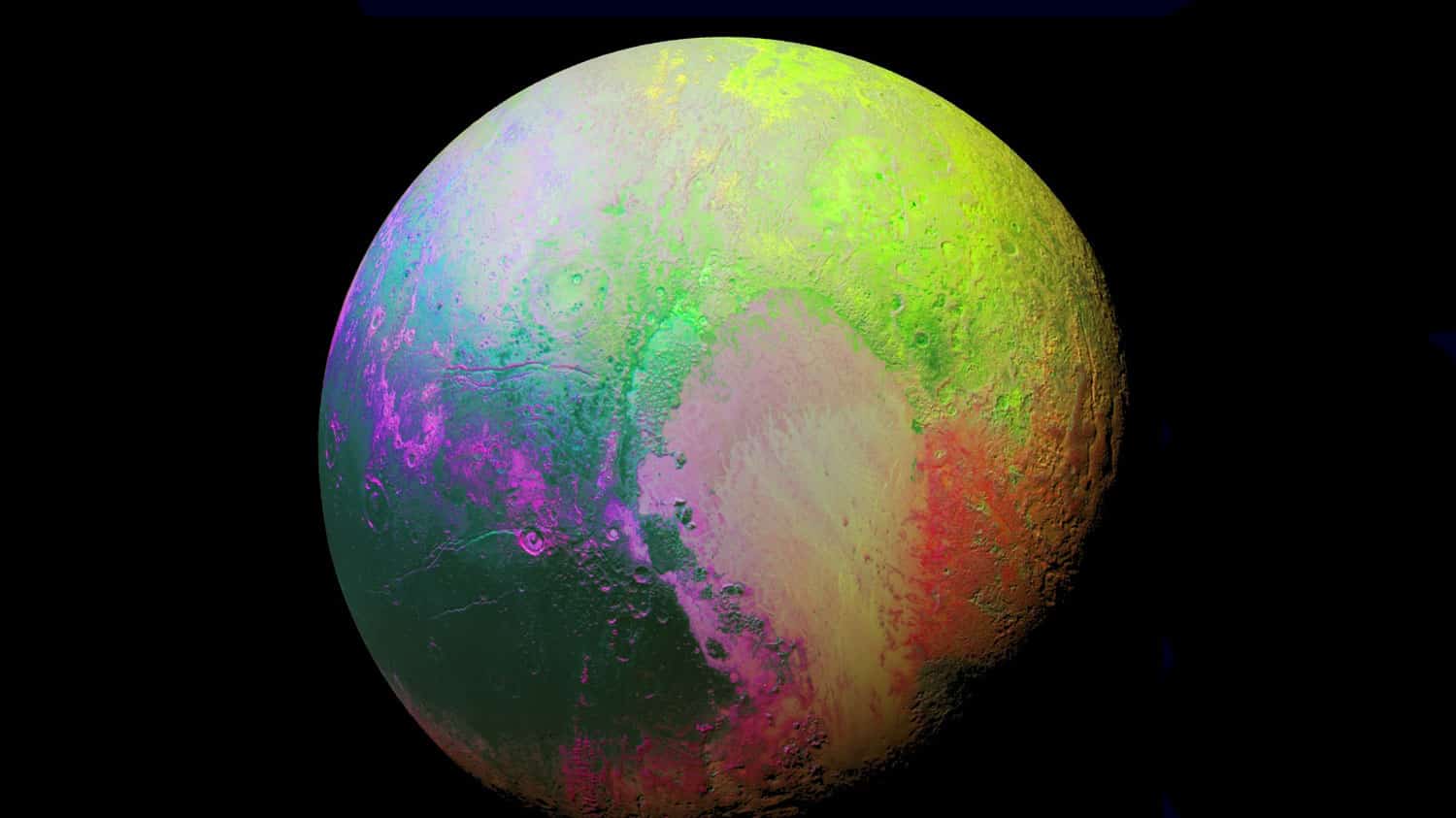 NASA compartilha imagem colorida traduzida de Plutão