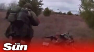 Tropas de elite russas lançam ataque – antes de serem 'eliminadas' na batalha de Hostomel